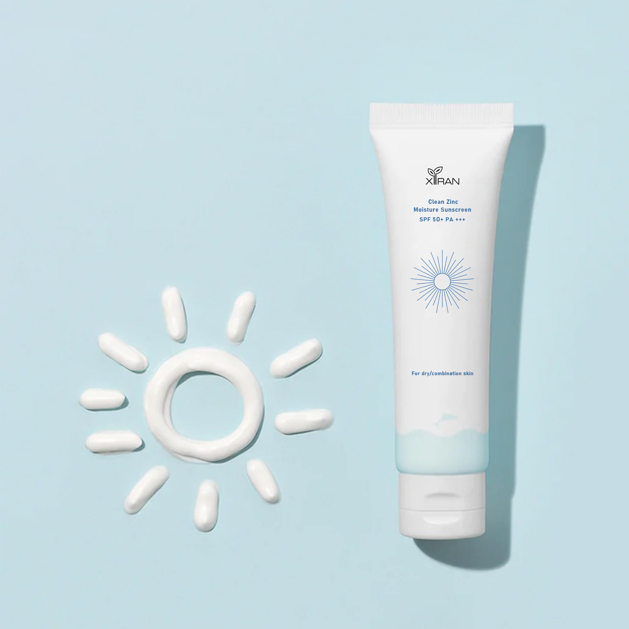 A moisturizing sunscreen